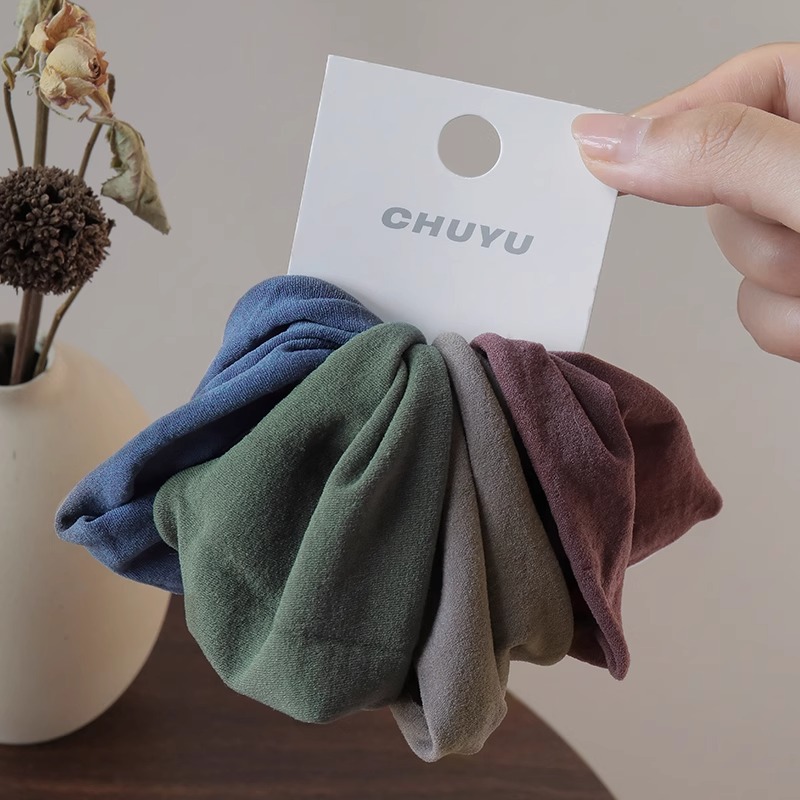 2025 nuevo cabello de alta gama cabello de las mujeres adultas no lastimar cabello corda de cabello coreana simple correa de cola de caballo alta