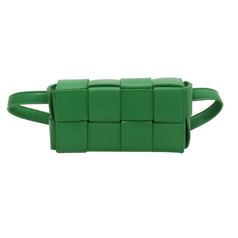 Bolso de Mujer de un Solo Hombro, Estilo Coreano, Versátil, Tejido a Mano, Bolso de Pecho, Bolso Cuadrado Pequeño, Artículo Popular de Primavera/Verano 2024