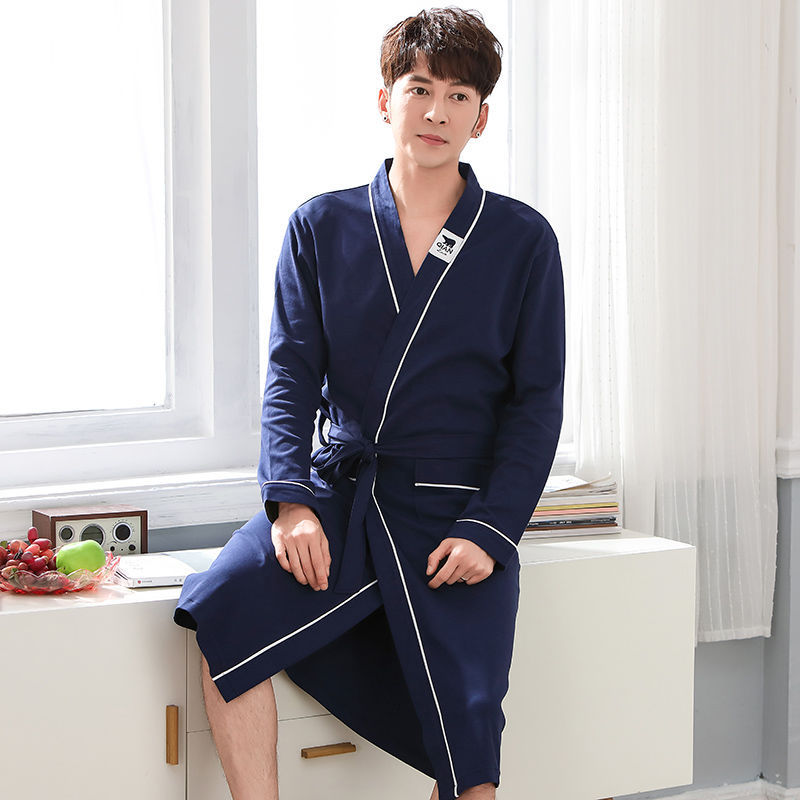 Verano de las mujeres largo Albornoz sexy algodón los hombres hermana gorda más tamaño delgada pareja Pijamas