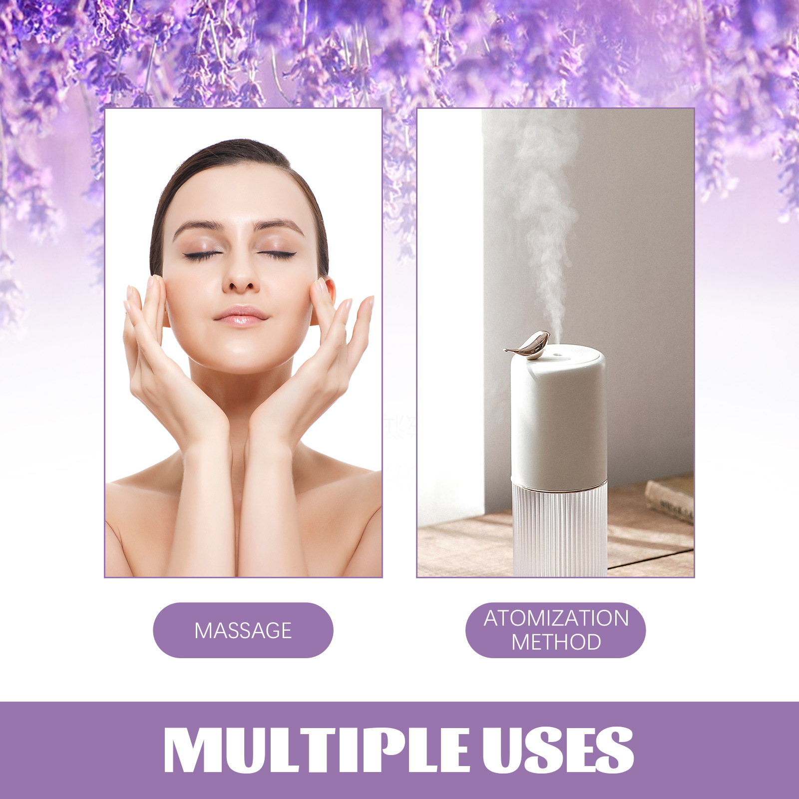 EELHOE Lavanda Allevia l'ansia dallo stress corporeo Aiuta a dormire con tranquillità e cura Olio essenziale_voghion.com
