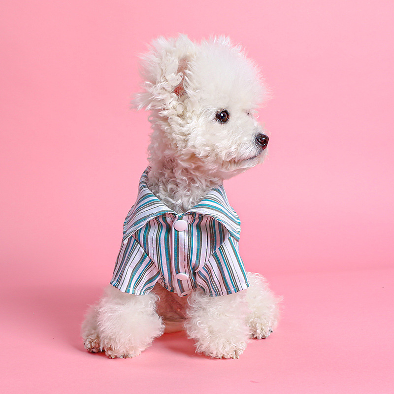 Casual Polyester Stripe Pet Clothing display picture 2
