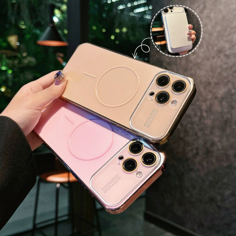 Todo incluido lente para iPhone17 teléfono móvil Apple 16 PROMAX segundo ventana más grande magnet 15 cubierta