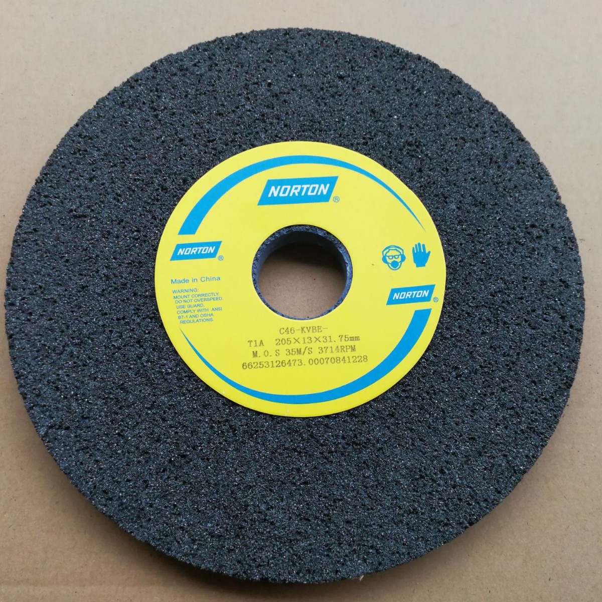 批发诺顿黑碳化硅大气孔砂轮磨铝铜胶棍37C46K60K205*12.7*31.75