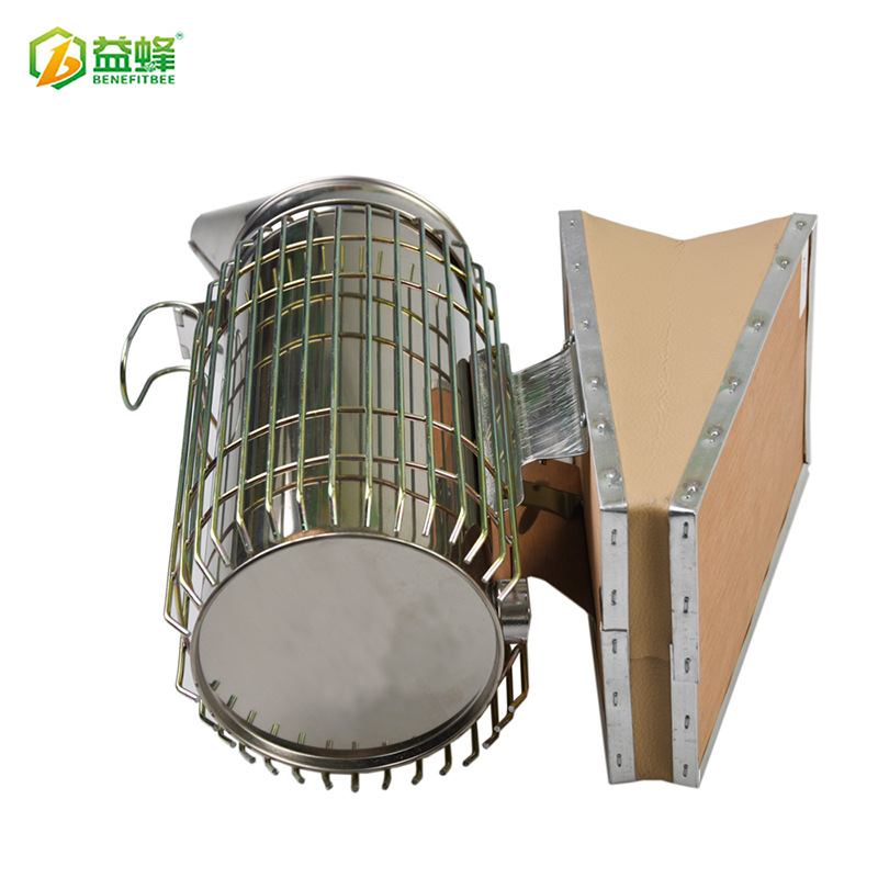 Abeja nuevo señaló humo pulverizador abeja humo extractor apicultura herramienta Acero inoxidable humo pulverizador