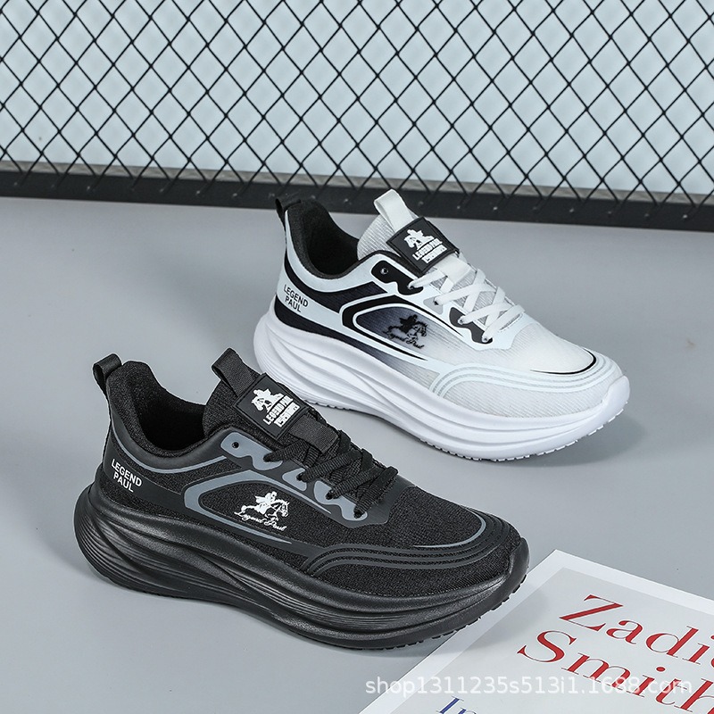 Legendary Paul 2026 nuevos zapatos de moda casuales transpirables de malla cómodos zapatos deportivos para hombres image 1