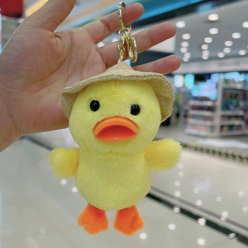 Lindo pollo de peluche bolsa colgante decoración colgante de felpa muñeca Regalo de Cumpleaños muñeca de peluche al por mayor