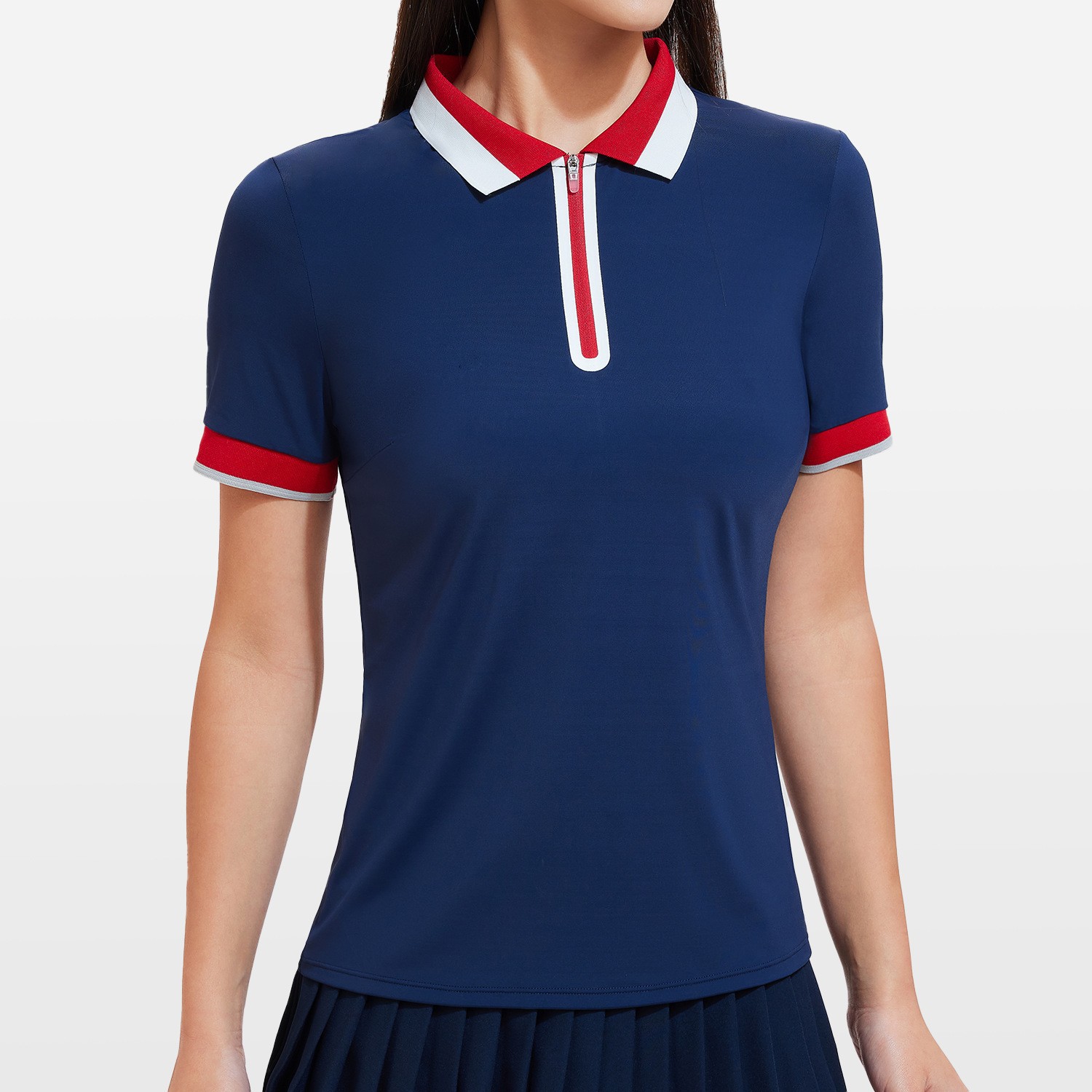 Ropa de yoga de nuevo estilo para mujer, conjunto deportivo transpirable informal de verano para tenis, camiseta POLO, conjunto deportivo para correr al aire libre image 26