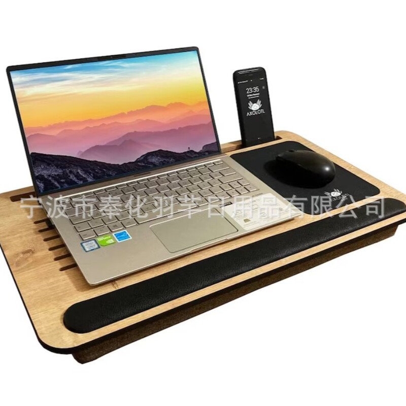 Laptop Stand with Cushion Lap Desk with Mouse Pad Lazy Sofa Lap Desk