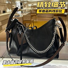 跨境驴家黑武士carryal包2025年早春新款单肩斜跨腋下包托特包