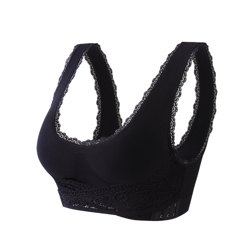 6xl frontal Cruz hebilla lateral Sujetador deportivo inalámbrico ajustable push up yoga running LACE Edge soporte de pecho chaleco image 10