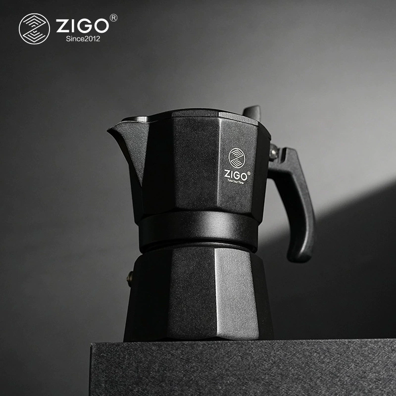 Черная концентрированная дорожная кофемашина ZIGO, кофейник для кемпинга, новая коллекция