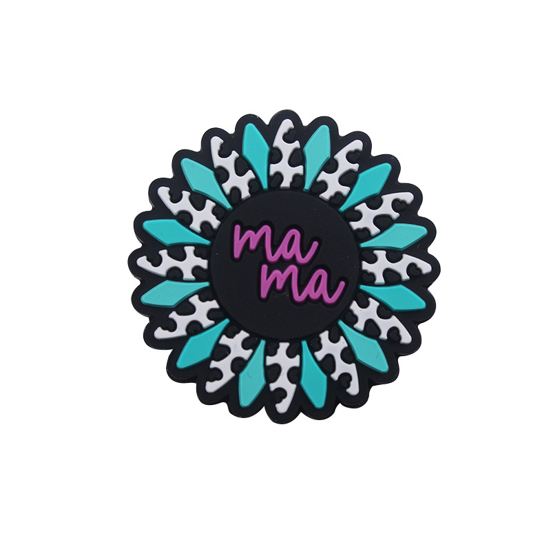 Productos creativos para bebés de bricolaje Dibujos animados Día de la madre MM joyería de silicona cadena de pezón molar dientes dientes accesorios de pulsera