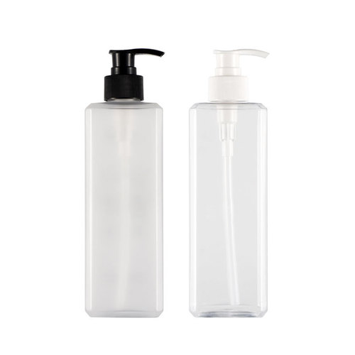 500ML transparent plastic PET bottle shower gel bottle shampoo bottle lotion bottle press hand sanitizer bottle