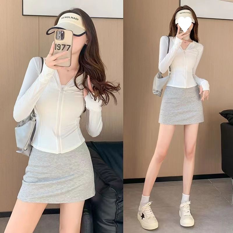 女性用夏の日焼け止め服、女性用夏のスリムフィットアイスシルククールトラベルヨガ日焼け止め防塵帽子|undefined
