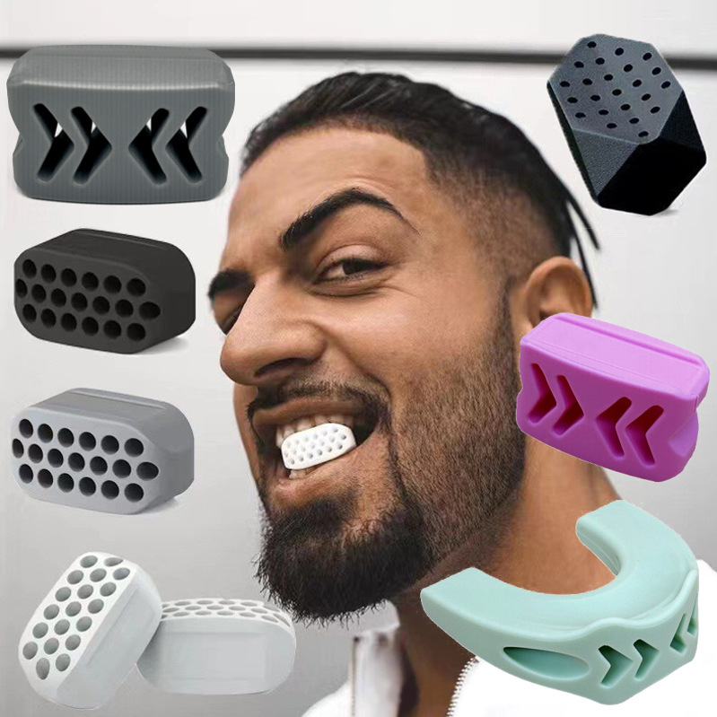 Transfronteriza de cuatro generaciones de siete generaciones Maseter facial masseter entrenador de silicona cara adelgazante entrenador de mandíbula inferior fábrica al por mayor