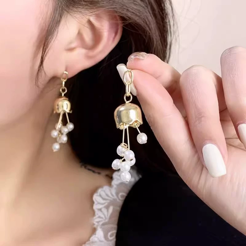 Earrings 925 silver, Korean simple elegant design, long dangling & stud options, lightweight