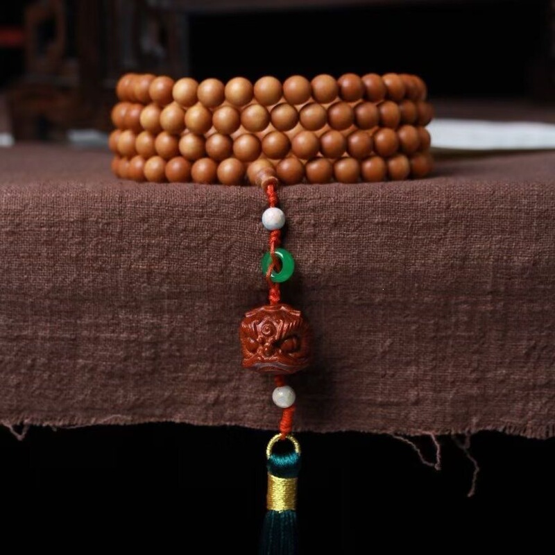 Authentic Indian Laoshan Sandalwood Bracelet 2.0 Black Wood Grade, 108 Beads, Old Material, Buddhist Prayer Beads Authentic Indian Laoshan Sandalwood Bracelet 2.0 Black Wood Grade, 108 Beads, Old Material, Buddhist Prayer Beads