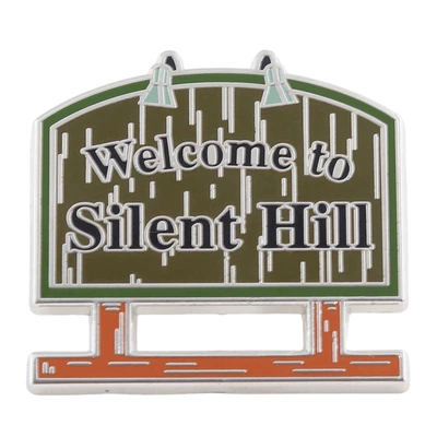 Welcome to Silent Hill Game Inspired Enamel Brooch Fans Gift Badge Souvenir Backpack Clothing Accessories (Yaxa sancaqları) - olive