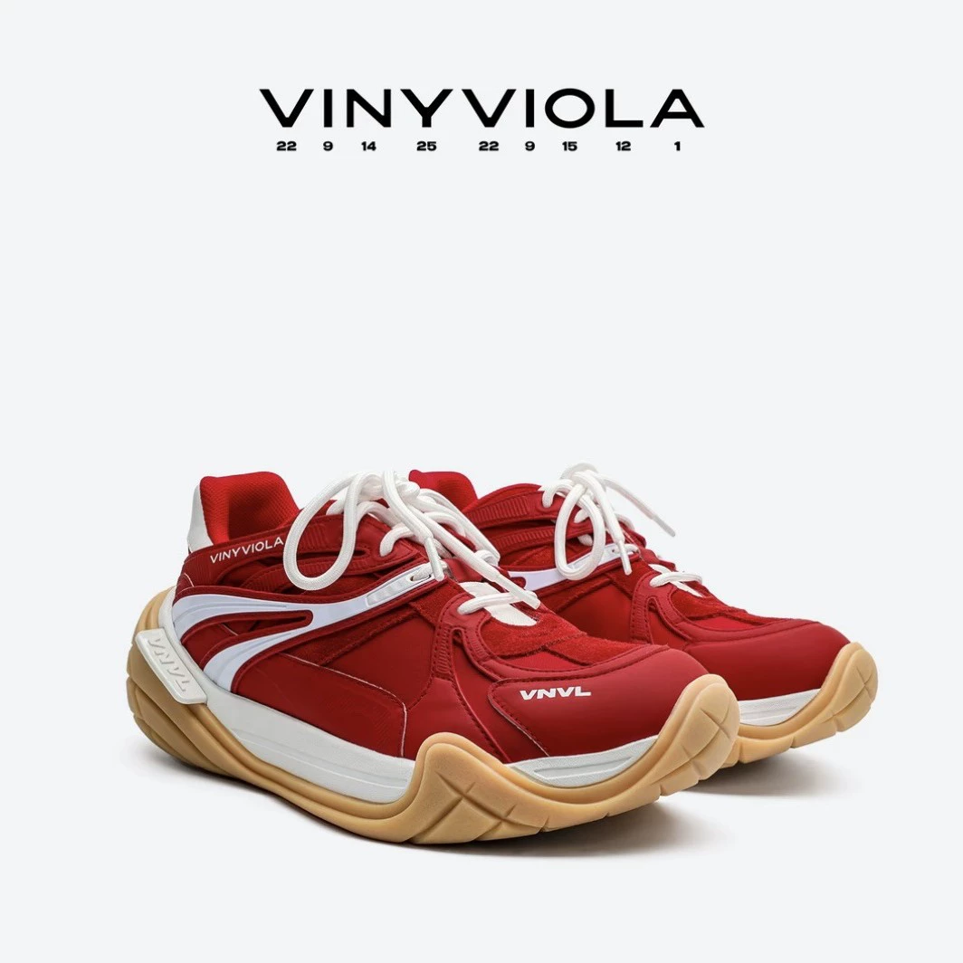 [То же самое модели Wang Yibo] VINYVIOLA VINYVIOLA 25SS Limited Designer Height-in Thick Sole Wealth Training Shoes