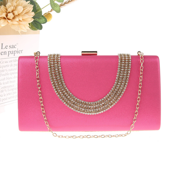 Spot wholesale elegant long U -shaped rhinestone bag concise…