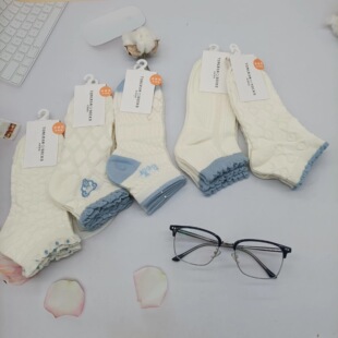 Spring and Summer New Lolita Socks, Trendy White Low-Waisted Socks, Soft and Skin-Friendly, Small Fresh Boat Socks