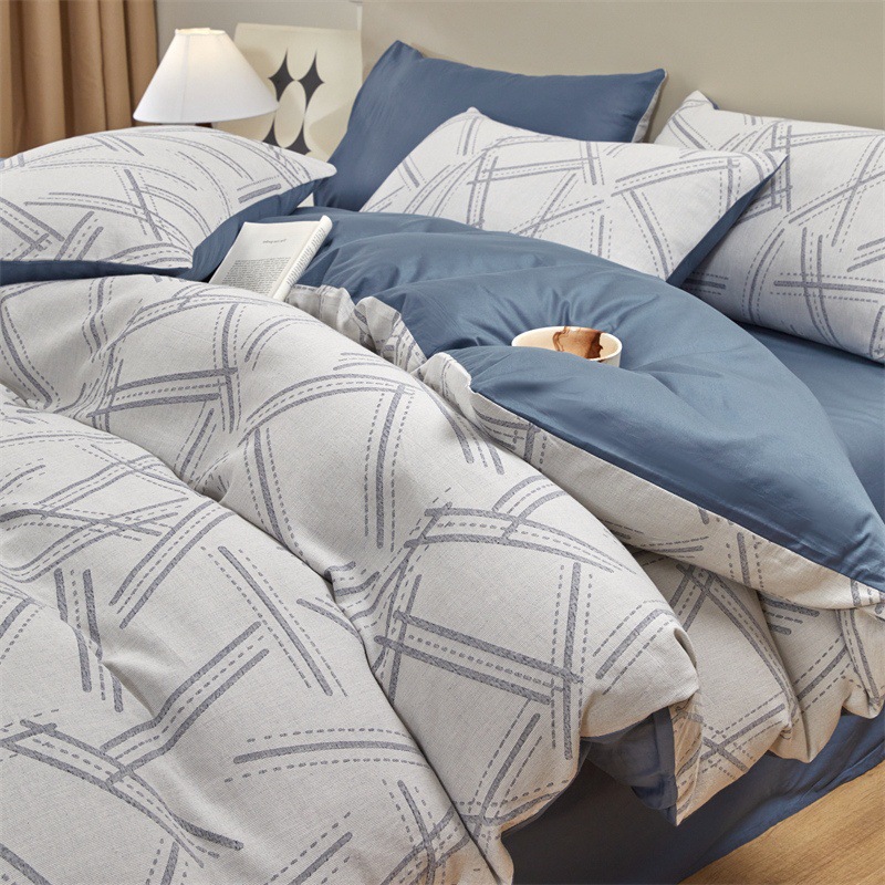 Quiet - bentley blue [cotton fabric, soft and skin-friendly]