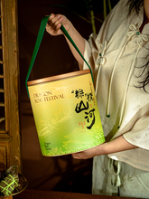 端午节粽子礼品包装盒定 制咸鸭蛋抱抱桶空盒郑州酒店烘焙铁盒