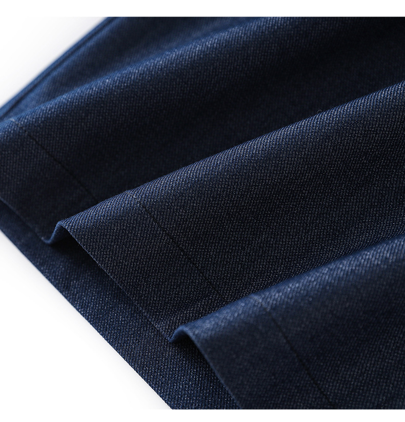 Quần culottes nữ ống rộng dáng suông vải mát lạnh — Màu xanh lam chi tiết 18