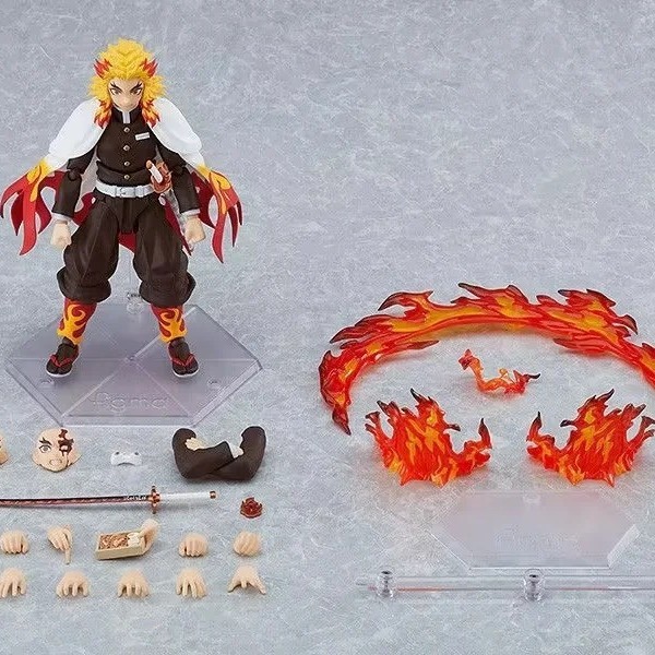 鬼灭之刃 figma 553# 杏寿郎 508祢豆子 498炭治郎 我妻可动手办|undefined