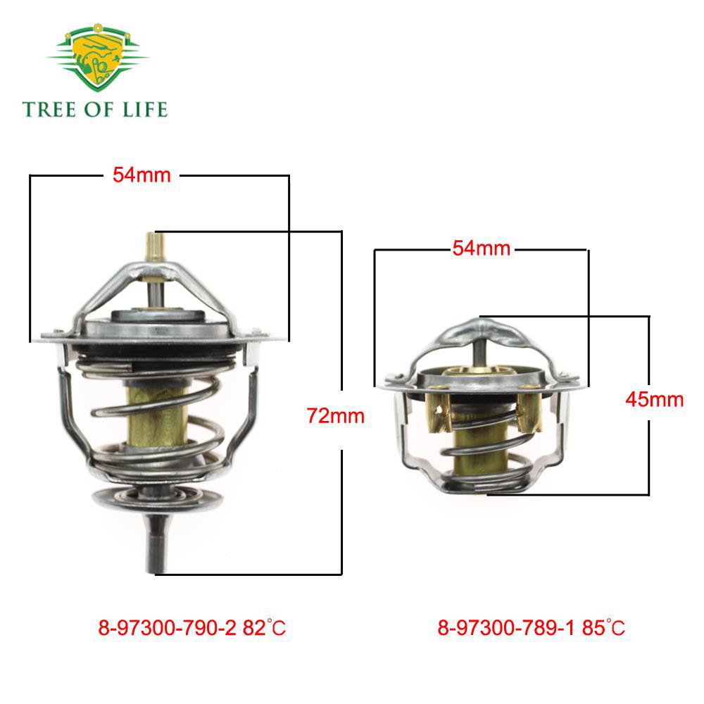 8 - 97300 - 789 - 1 8 - 97300 - 790 - 2 para el termostato de refrigerante del motor Isuzu