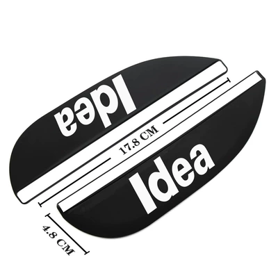 Rearview mirror rainproof sticker: Fiat FIAT car rearview mirror - fiat-10-idea