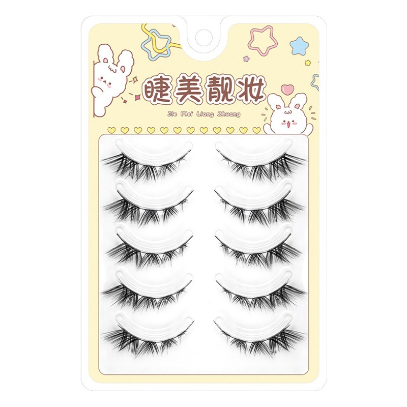 Hermana Tuo estilo ~ Fox pestañas postizas pestañas enteras pestañas diablo natural grueso negro línea tallo