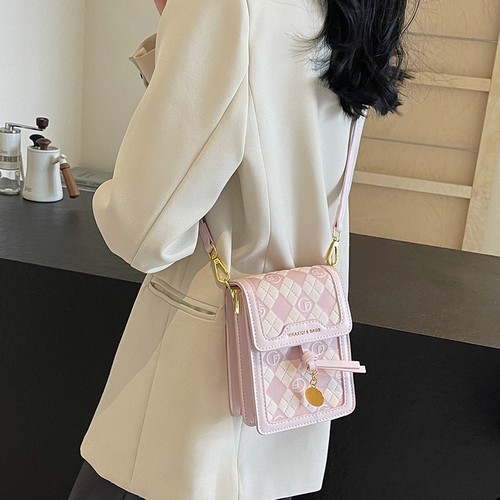 Women's small niche design versatile single-shoulder crossbody bag mobile phone bag popular Insta fashionable phone bag