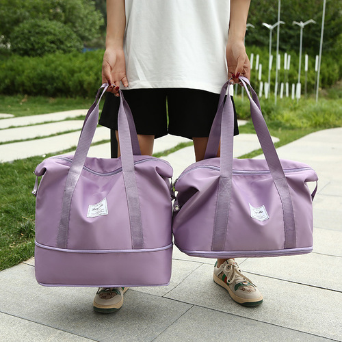 Fitness bag unisex dry wet separation travel bag large capacity lightweight luggage bag swimming yoga bag