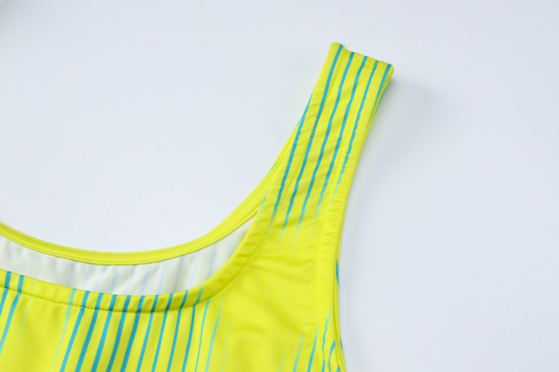 Women's T-shirt Sleeveless Tank Tops Printing Fashion Stripe display picture 23
