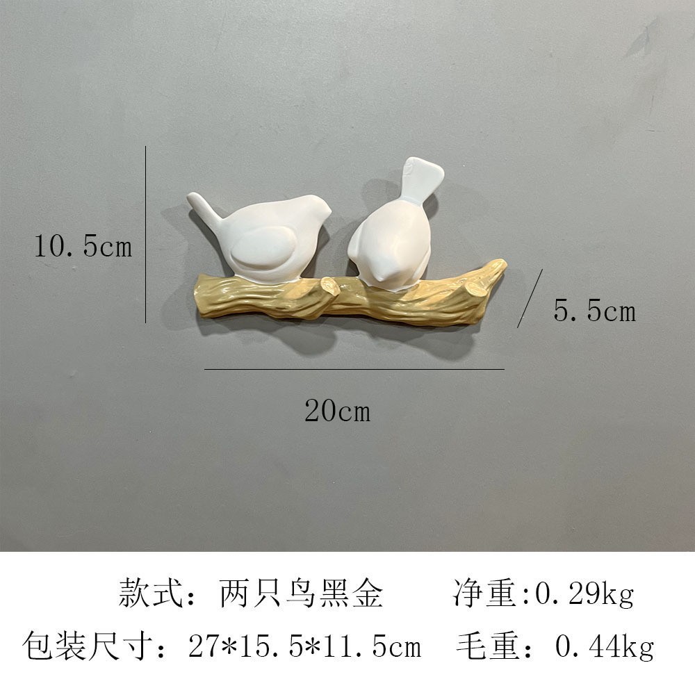 Cruz-frontera nórdico pájaro gancho de la pared punzón-libre montaje ropa de la habitación gancho de la puerta de la pared