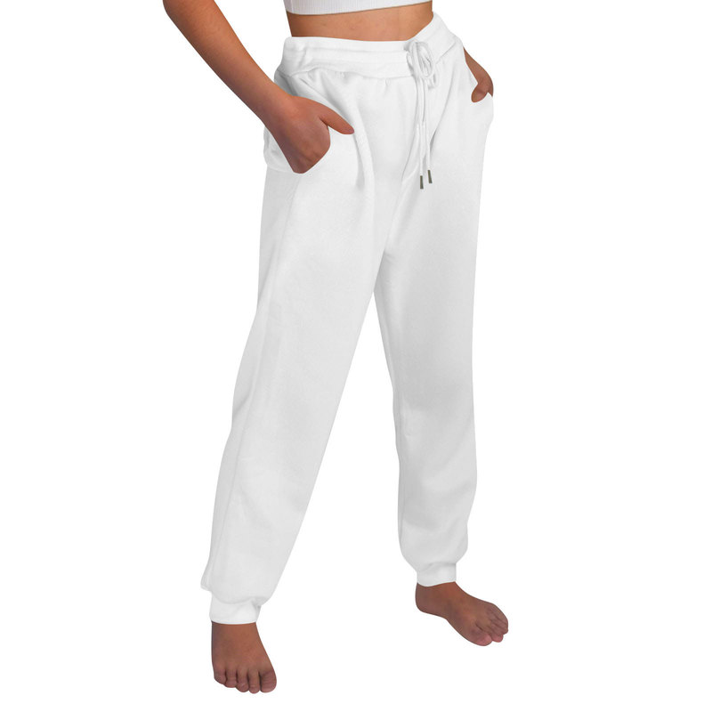 In-Stock Fleece-Lined 2026 Women's High-Waisted Loose Sweatpants Comfortable High-Waisted Joggers Casual Sweatshirt Pants with Pockets
