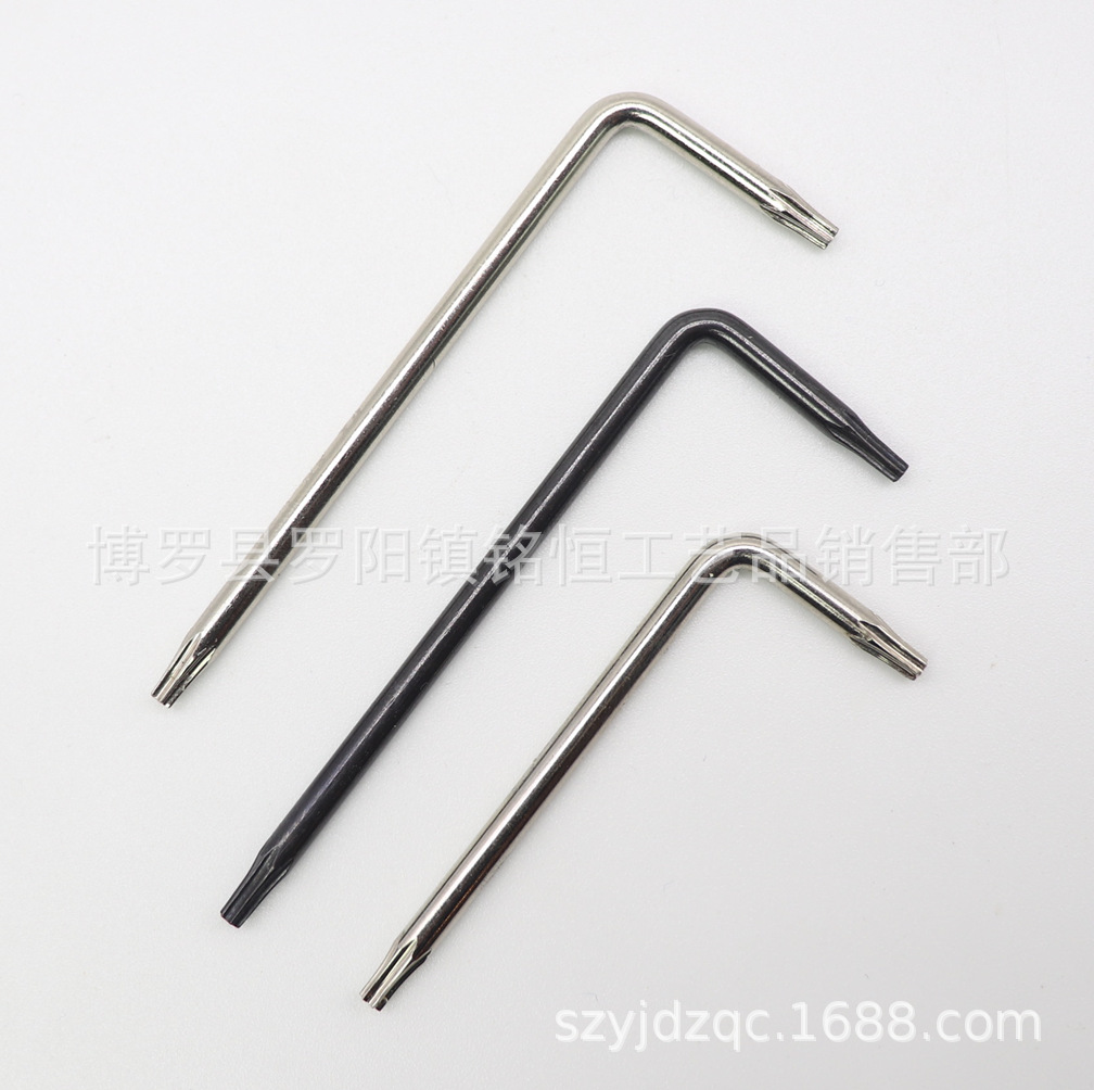 T10发黑梅花扳手 T10梅花扳手 T10带孔梅花扳手 T10防盗梅花扳手