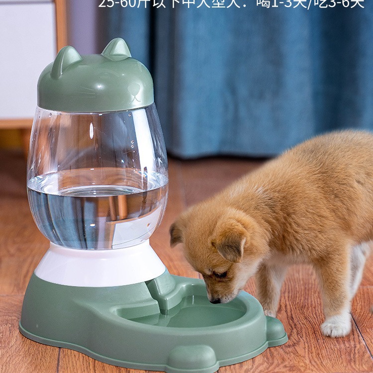 Comedero automático para mascotas, comedero automático de agua para gatos, cuenco para perros de gran capacidad, cuenco antigolpes sobre gatos, cuenco para mascotas al por mayor