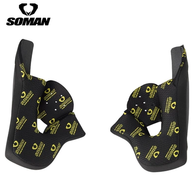 Motorcycle helmet lining SM955-S/SM965/SMX8 helmet ear cap heart set set ear lining set of three (Dəbilqə (Kaska) aksesuarları) - s-sm955-s-special-ear-protection