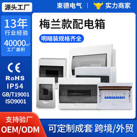 配电箱电表箱盒电箱空开PZ30箱梅兰型塑料明暗装箱ABS材质防水
