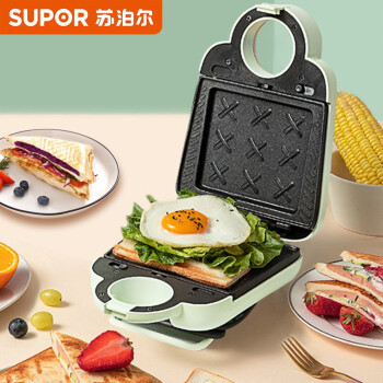适用苏泊尔三明治机SJ1512C801B家用早餐机吐司面包煎烤机礼品
