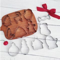 クリスマスクッキーの型12点セットの組み合わせケーキのクッキーを焼いて砂糖をひっくり返して姜パイ人の型メーカーの卸売りを作ります。