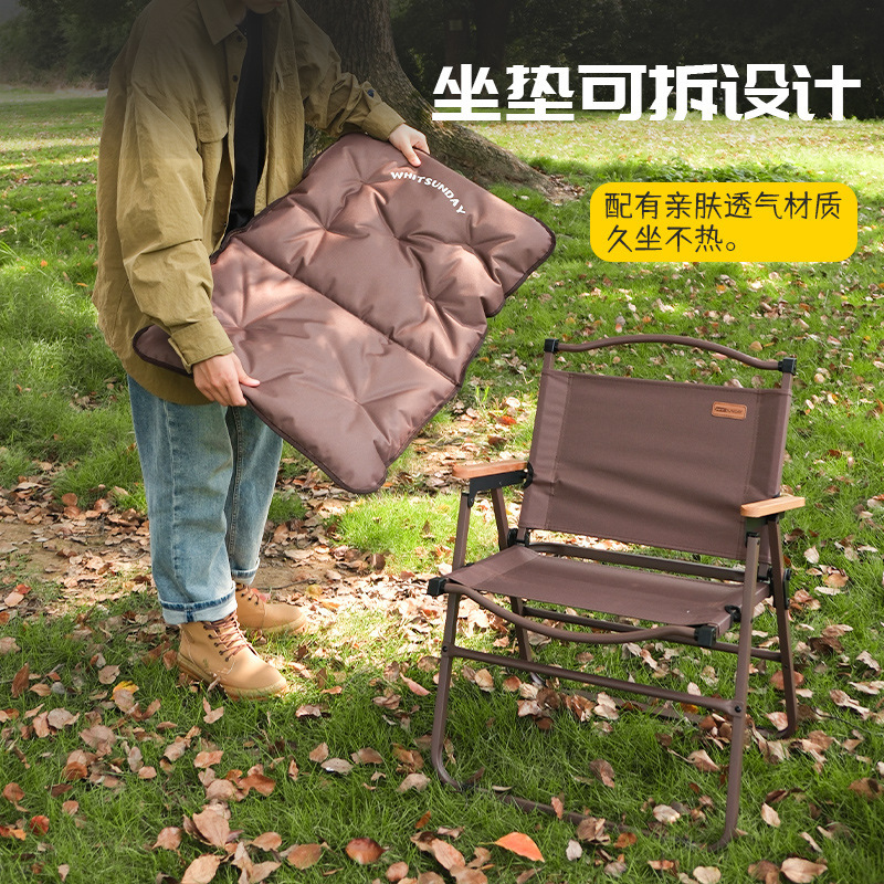Jiangyu 屋外折りたたみ椅子ポータブルピクニックカーミットチェア超軽量釣りスツールビーチチェアリクライニングチェアキャンプチェア|undefined