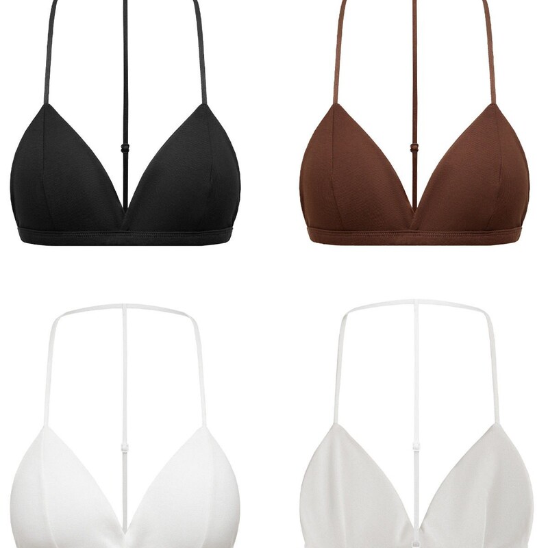 Anna Aneae Women's Halter Neck Bra for Small Busts, Seamless and Beautiful Back Design, 2026 Model Yutu Wireless Bra Top Anna Aneae Women's Halter Neck Bra for Small Busts, Seamless and Beautiful Back Design, 2026 Model Yutu Wireless Bra Top
