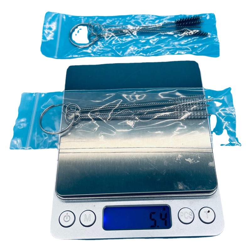 Aprobado por el fabricante 5PCS mini cepillo de aerógrafo transfronterizo del mismo estilo cepillo de herramienta cepillo de limpieza de nailon cepillo de carburador de 2MM