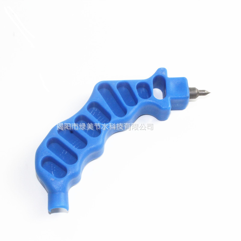 4mm azul tubo PE perforador punta punta goteo flecha goteo cabeza de goteo boca abajo inyector de inyección abertura micro spray instalación de goteo