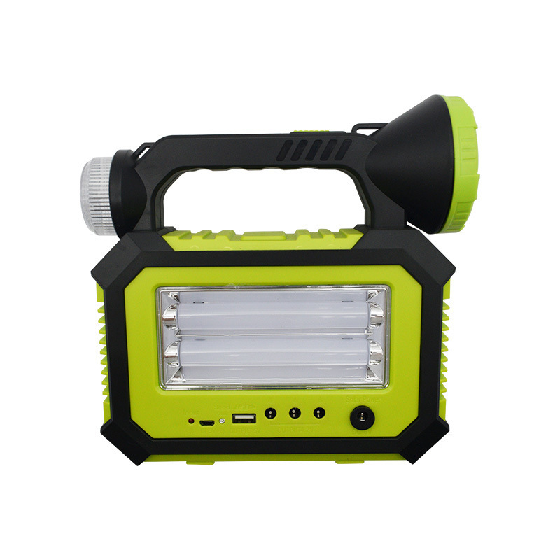 Sistema solar de iluminación de camping al aire libre multifuncional de emergencia doméstica carga portátil de ahorro de energía proyector al por mayor