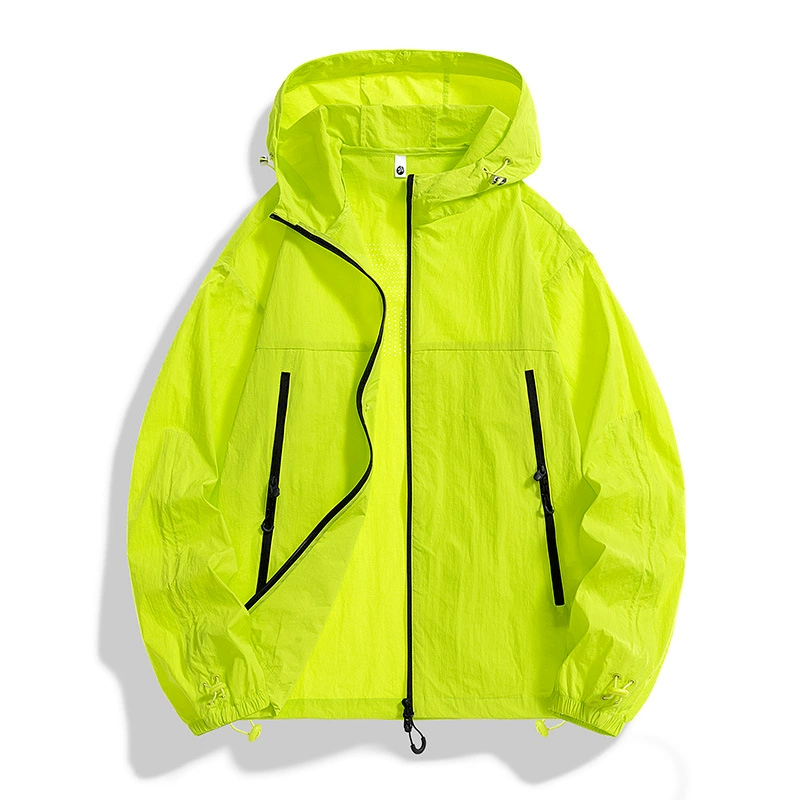 Ультратонкая солнцезащитная одежда для мужчин и женщин, короткая кожаная одежда, летний стиль для пар, солнцезащитная одежда с капюшоном и защитой от ультрафиолета для спорта и отдыха.