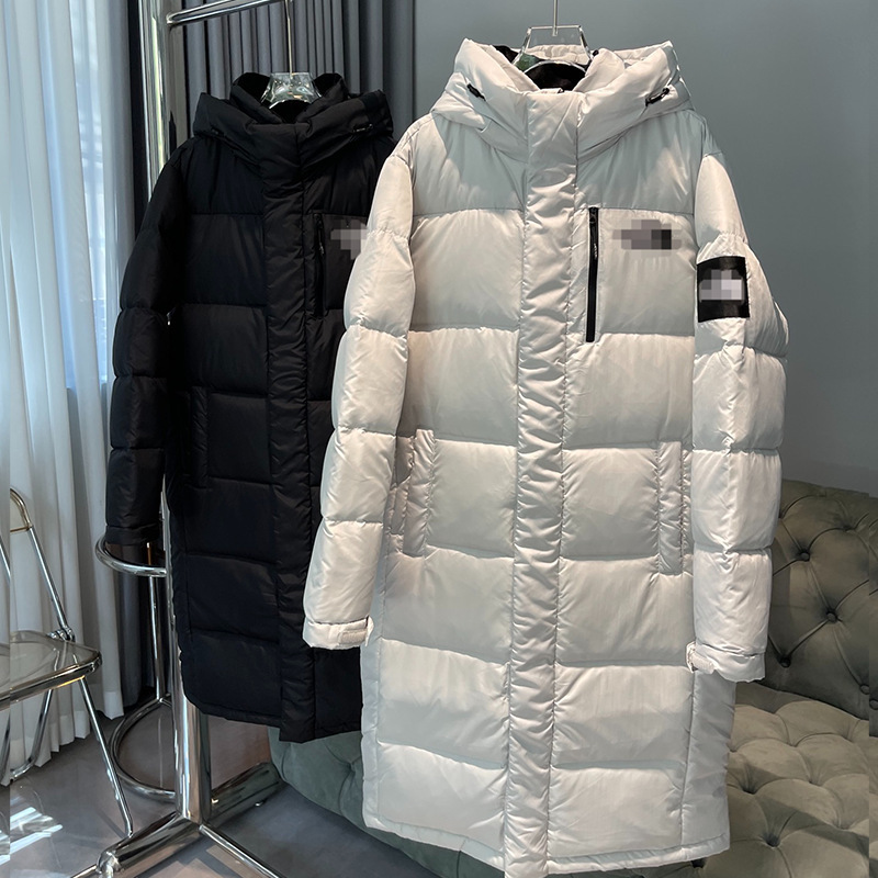 North Face New Black Winter Outdoor Jacket Casual Thick Quilted Long Women's Hooded Warm Down Jacket